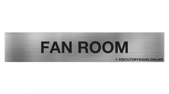 Fan Room Sign