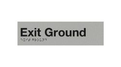 Exit Ground Sign