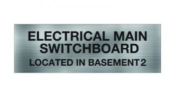 Electrical Main Switchboard Basement 2 Sign