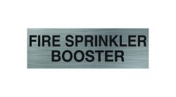Fire Sprinkler Booster Sign
