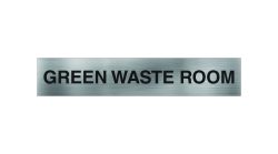 Green Waste Room Sign