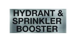 Hydrant & Sprinkler Booster Sign