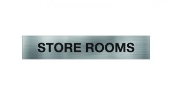 Store Rooms Sign