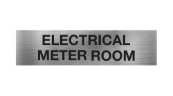 electrical meter room sign