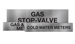 Gas and Water Statutory Signs
