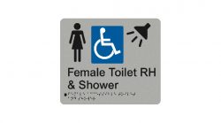 Female Accessible Toilet RH And Shower