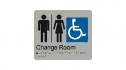 Unisex Accessible Change Room Sign