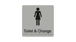 Female Toilet & Change Sign