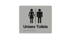 Unisex Airlock Toilet Sign