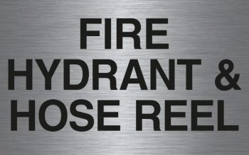 Fire Hydrant & Hose Reel Sign